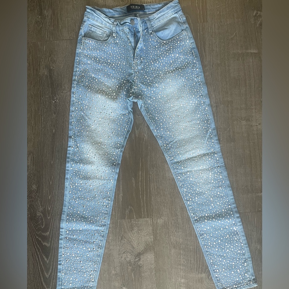 Rhinestone jeans